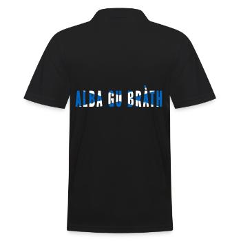 Scotland forever Gaelic Alba gu bra th Scottish - Men's Polo Shirt - black - Back - Kai (181cm)