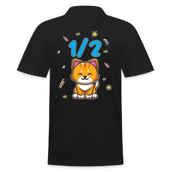 Demi-année 6 mois d’anniversaire chat - Polo Homme - noir - Dos - Kai (181cm)