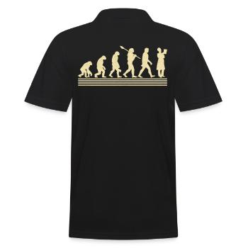 Entwicklung Der Krankenschwester - Männer Poloshirt - Schwarz - Hinten - Kai (181cm)