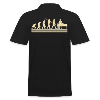 Évolution du kinésithérapeute - Polo Homme - noir - Dos - Kai (181cm)