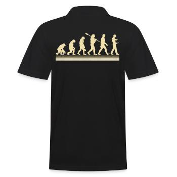Engineering evolution - Men's Polo Shirt - black - Back - Kai (181cm)