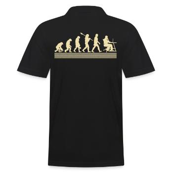 Administrator-entwicklung - Männer Poloshirt - Schwarz - Hinten - Kai (181cm)