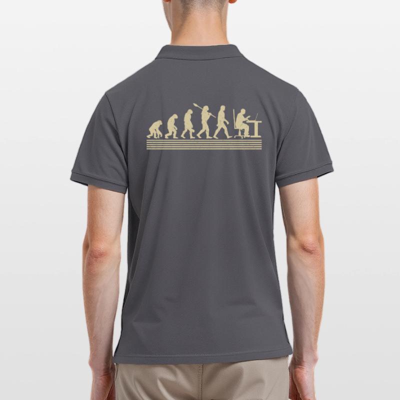 Évolution du programmeur informatique Polo Homme