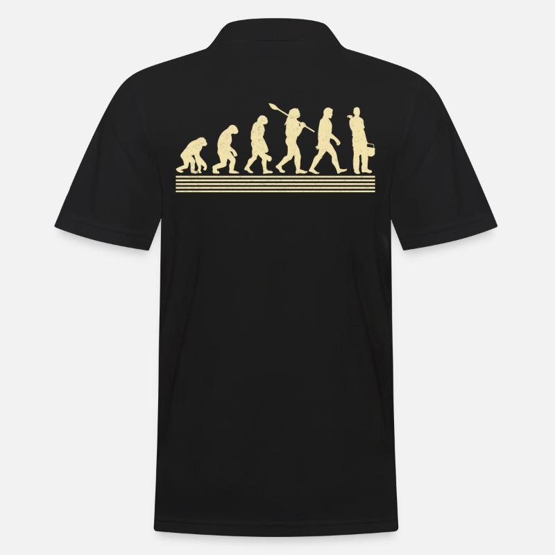 Plumbing evolution - Men's Polo Shirt - black