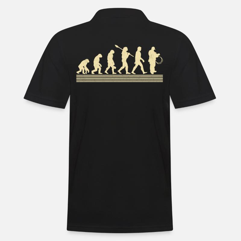 Évolution de l’électricien - Polo Homme - noir