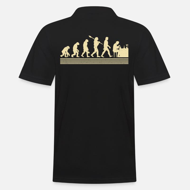 Chemist evolution - Men's Polo Shirt - black