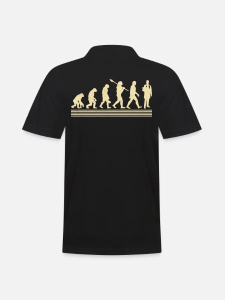 Évolution du médecin - Polo Homme - noir