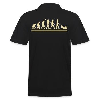 Évolution du jardinier - Polo Homme - noir - Dos - Kai (181cm)