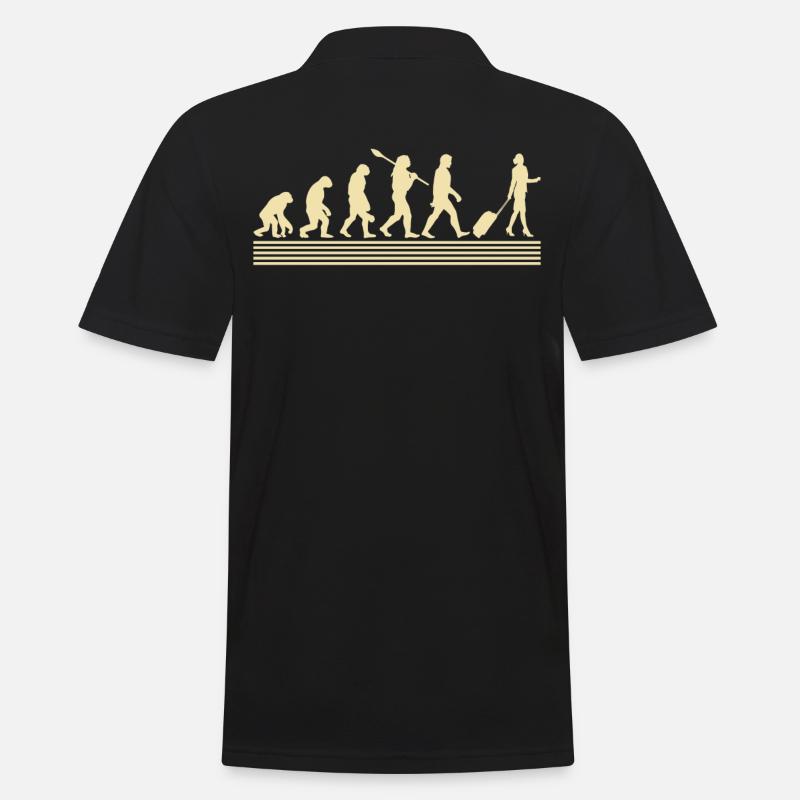 Stewardesses evolution - Men's Polo Shirt - black