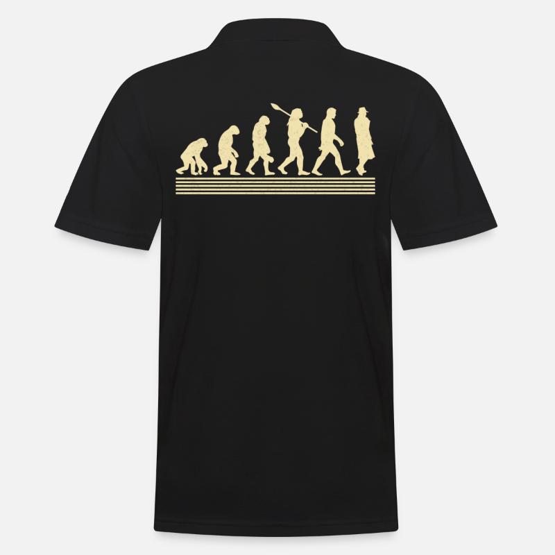 Évolution morticienne - Polo Homme - noir