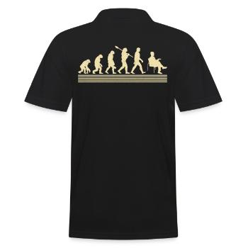 Évolution du psychologue - Polo Homme - noir - Dos - Kai (181cm)