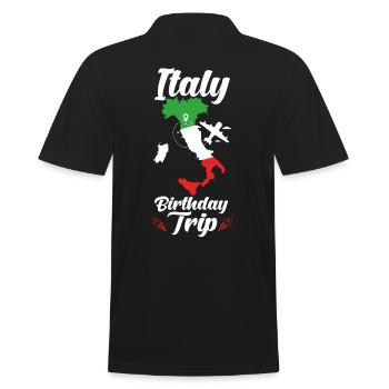 Italie Voyage d’anniversaire Italie - Polo Homme - noir - Dos - Kai (181cm)