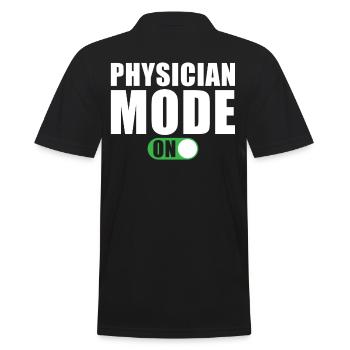 Mode Docteur à Drôle De Cadeau Docteur - Polo Homme - noir - Dos - Kai (181cm)