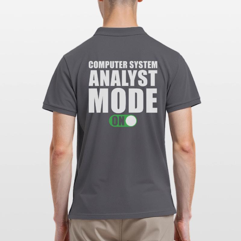 Computer System Analyst Gift Men's Polo Shirt