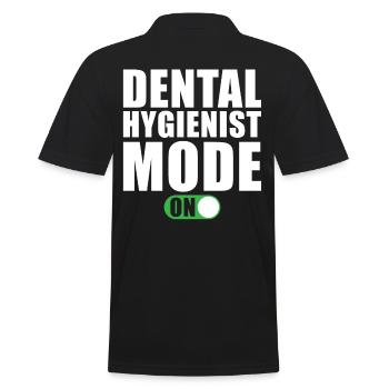 Mode hygiéniste dentaire An - Polo Homme - noir - Dos - Kai (181cm)