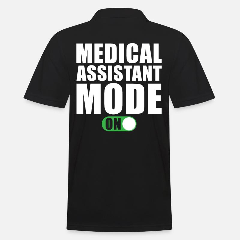Mode Assistant médical activé - Polo Homme - noir