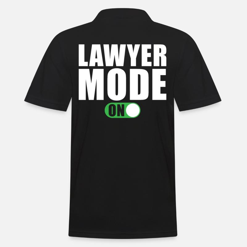 Mode Avocat activé - Polo Homme - noir