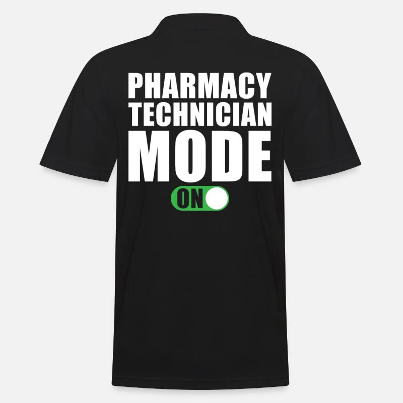 Pharmaceutical Technical Mode An - Men's Polo Shirt - black