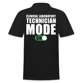 Mode Technicien de laboratoire clinique An - Polo Homme - noir - Dos - Kai (181cm)