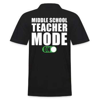 Realschule Mode enseignant An - Polo Homme - noir - Dos - Kai (181cm)