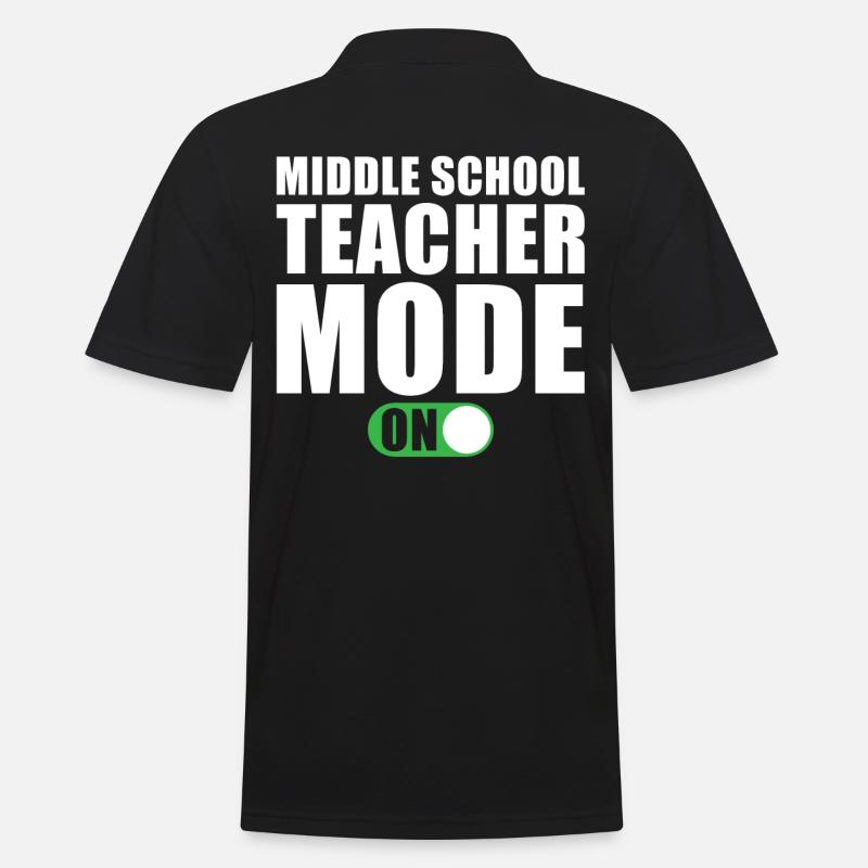 Realschule Mode enseignant An - Polo Homme - noir