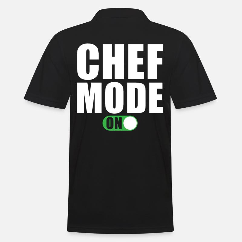 Mode Chef activé - Polo Homme - noir