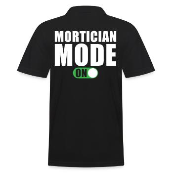 Undertaker Mode On - Men's Polo Shirt - black - Back - Kai (181cm)