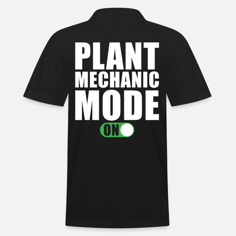 Mode mécanicien d’usine activé - Polo Homme - noir