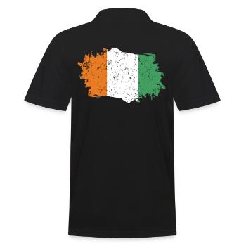 Drapeau de la Côte d’Ivoire - Polo Homme - noir - Dos - Kai (181cm)