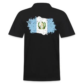 Guatemala Flag Grunge Guatemala Flag - Polo Homme - noir - Dos - Kai (181cm)