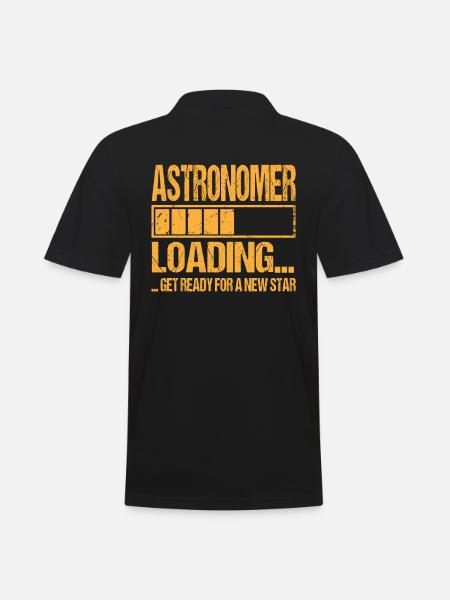 Astronom loading Astronomer Training - Men's Polo Shirt - black
