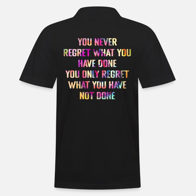 Inspiration Spruch - Männer Poloshirt - Schwarz