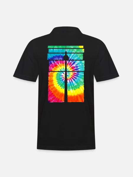 Berlin Souvenir TV Tower - Men's Polo Shirt - black