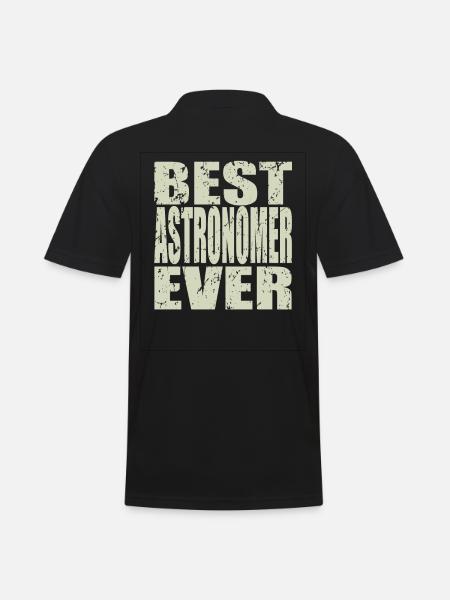Best Astronomer ever AstronomEr Gift - Men's Polo Shirt - black