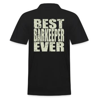 Meilleur barman de tous les temps Bartender Gift - Polo Homme - noir - Dos - Kai (181cm)