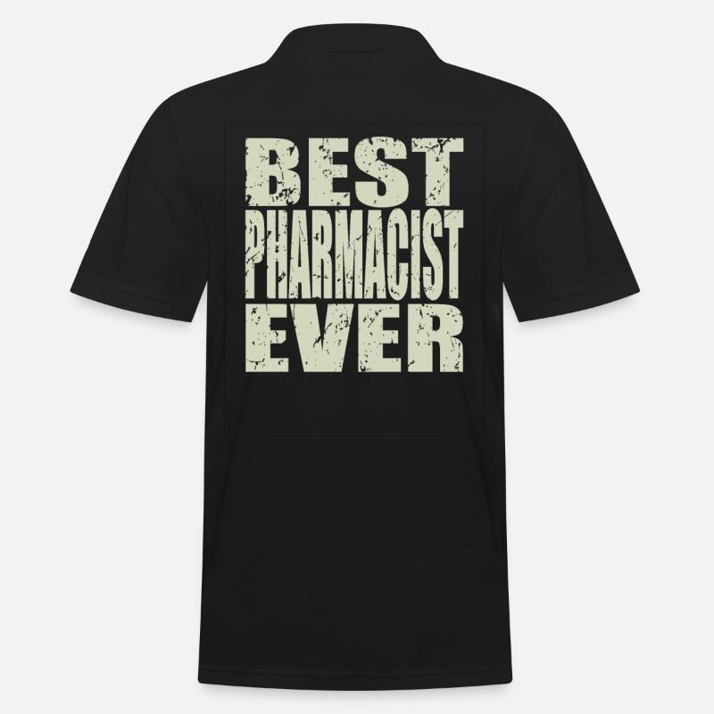 Best Apotheker ever - Männer Poloshirt - Schwarz