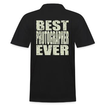 Meilleur photographe de tous les temps Fotgraf Gift - Polo Homme - noir - Dos - Kai (181cm)