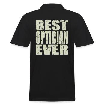 Best Optiker ever Optiker Geschenk - Männer Poloshirt - Schwarz - Hinten - Kai (181cm)