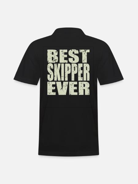 Best Skipper ever Skipper Gift - Men's Polo Shirt - black