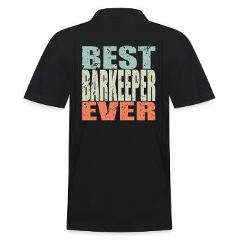 Meilleur barman de tous les temps Bartender Gift - Polo Homme - noir - Dos - Kai (181cm)