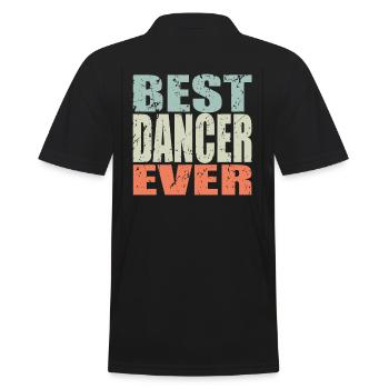 Best Tänzer ever Tänzer Geschenk - Männer Poloshirt - Schwarz - Hinten - Kai (181cm)