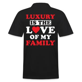 Amour de famille - Polo Homme - noir - Dos - Kai (181cm)