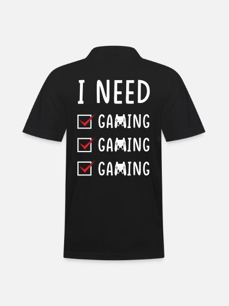 Gaming Gaming Gaming - Men's Polo Shirt - black