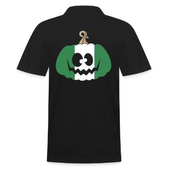 Hongrie Halloween Citrouille - Polo Homme - noir - Dos - Kai (181cm)