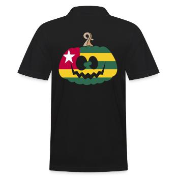 Hongrie Halloween Citrouille - Polo Homme - noir - Dos - Kai (181cm)
