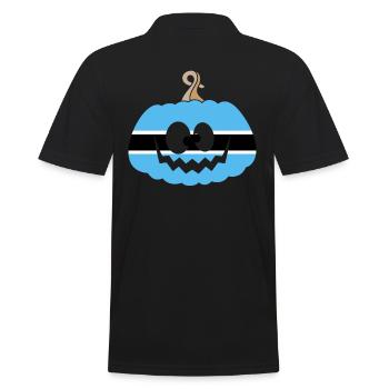 Hongrie Halloween Citrouille - Polo Homme - noir - Dos - Kai (181cm)