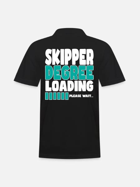 Skipper invites training - Men's Polo Shirt - black