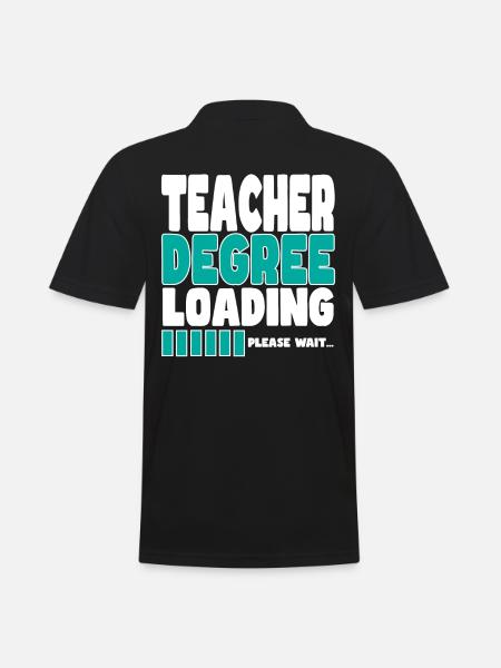 Teacher invites training - Men's Polo Shirt - black