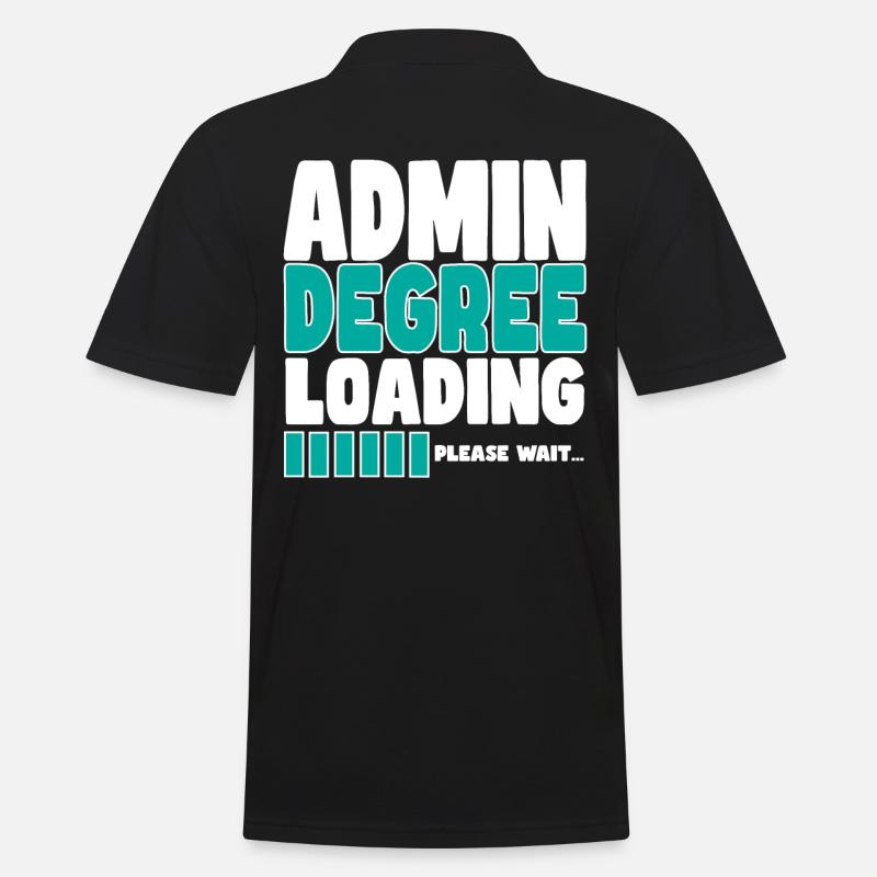 Admin loads training - Men's Polo Shirt - black