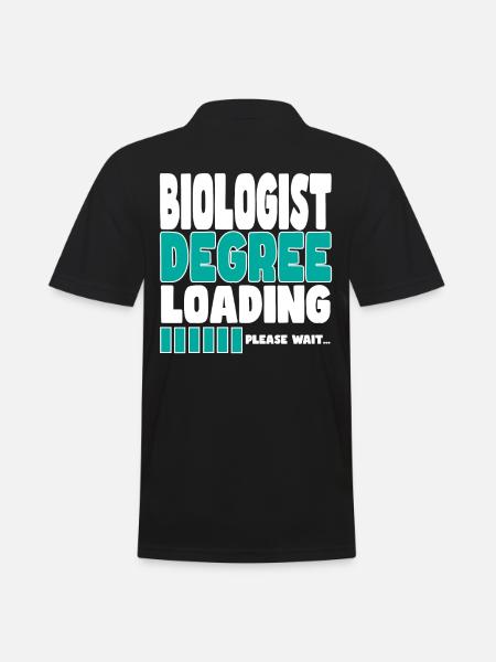 Biologist invites training - Men's Polo Shirt - black